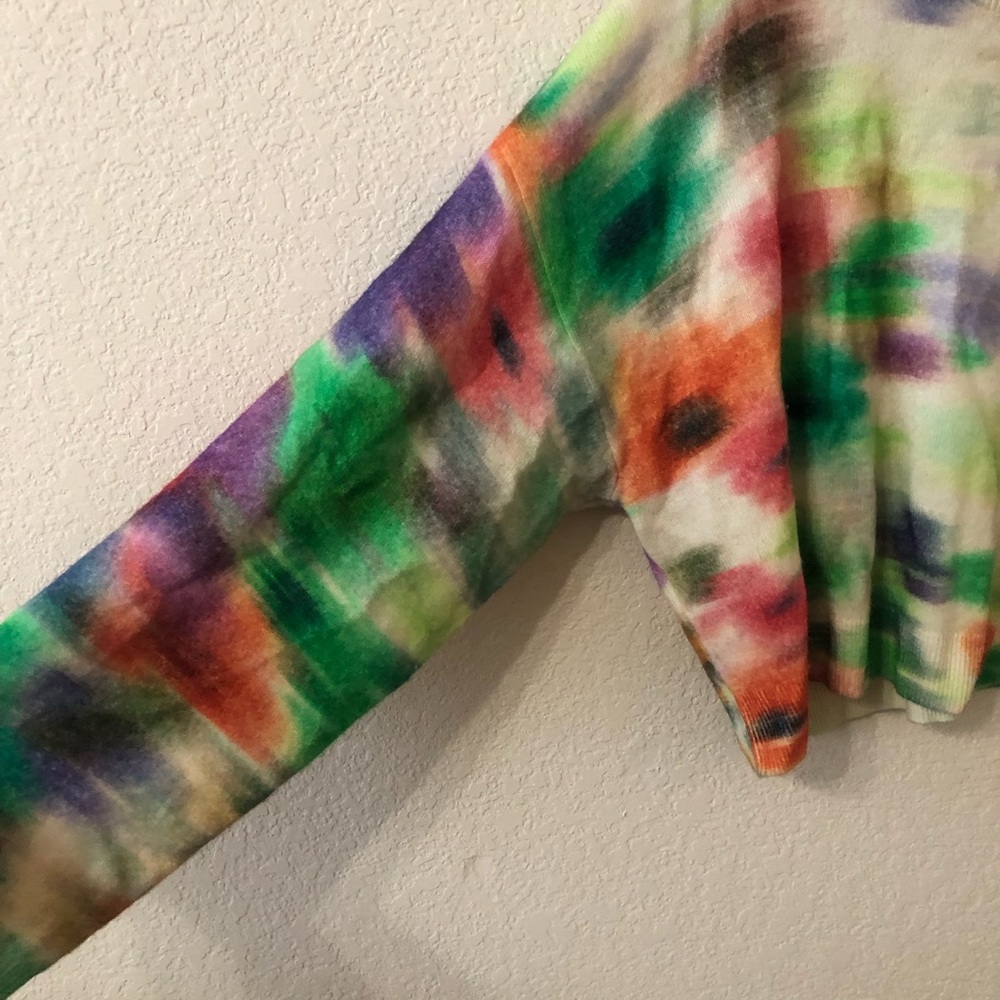 SOLD Anthropologie Pilcro The Alani Cropped Cashmere Crew Neck Sweater  Large - Picture 3 of 7